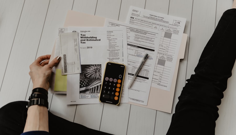 Accounting dashboard for income and expenses